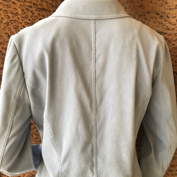 Pale blue soft blazer/jacket - Picture 5 of 8